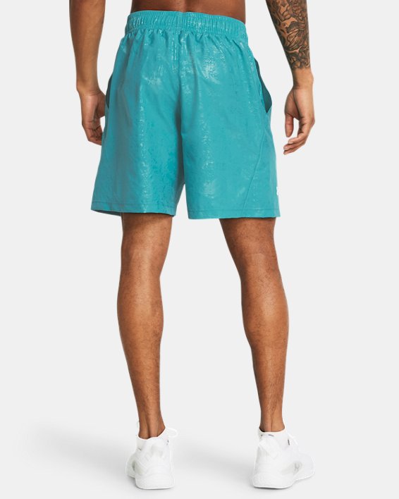 Men's UA Tech™ Woven Emboss Shorts, Blue, pdpMainDesktop image number 1